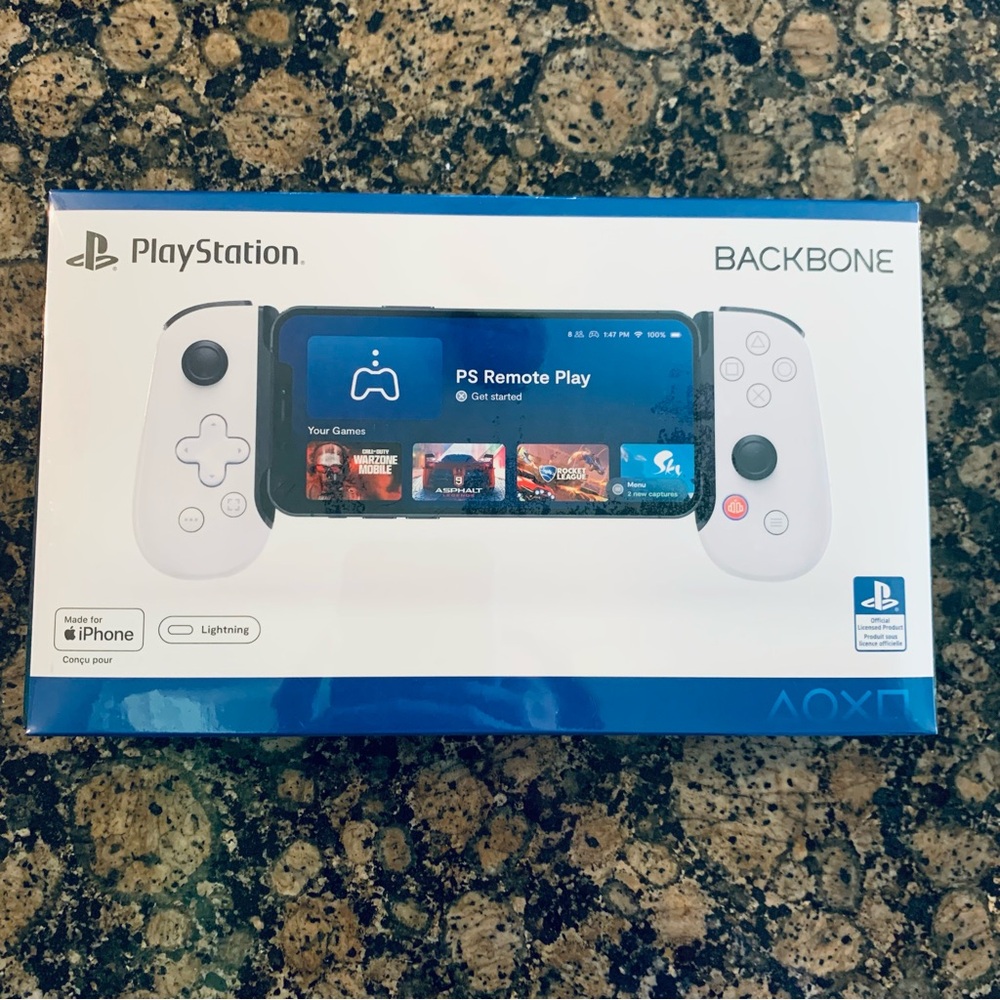 NWT PlayStation Backbone One Edition (Lightning) iPhone Mobile Gaming Controller